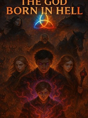 Cover of The God born in hell