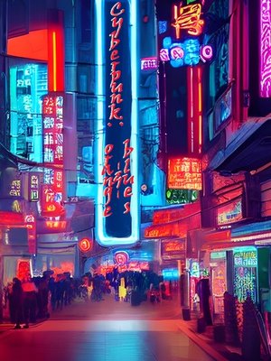 Cover of Cyberpunk: Orange and Blues