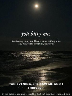 Cover of you bury me.