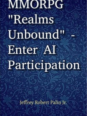 Cover of MMORPG "Realms Unbound" - Enter AI Participation