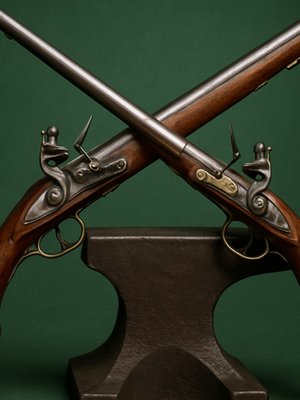 Cover of Forged in Powder and Blood (The ballad of Garrok the Gunsmith)