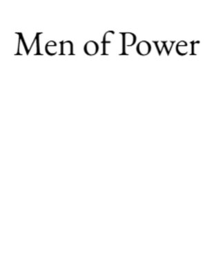 Cover of Men of Power.
