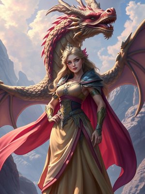 Cover of The Dragon and the "Princess"